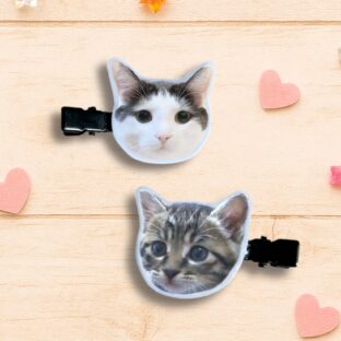 うちの子＊前髪クリップ　左右ペアセット（2個入り）