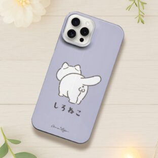 【全機種対応】ケツ穴*推しケツ スマホケース くすみカラー ねこのおしり
